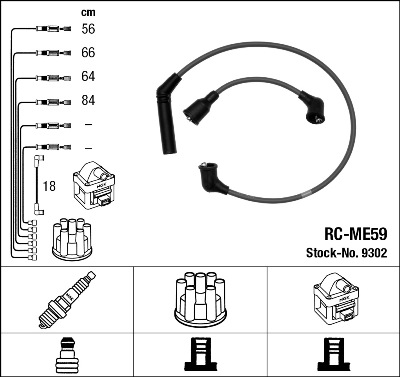 Ignition Cable Kit  Art. 9302