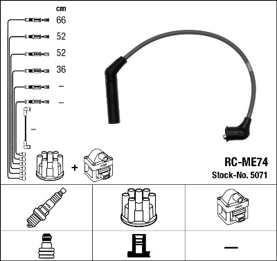 Ignition Cable Kit (From Poland to distributor)  Art. 5071