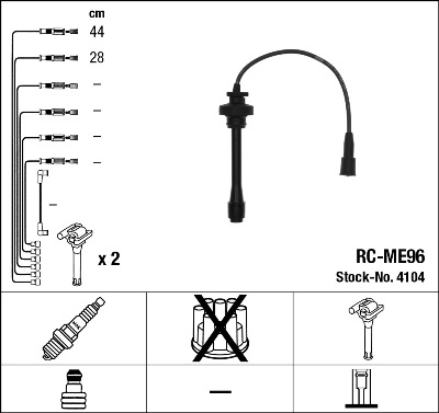 Ignition Cable Kit  Art. 4104