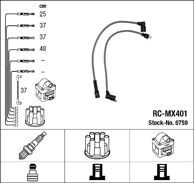 Ignition Cable Kit  Art. 0759