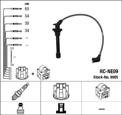 Ignition Cable Kit  Art. 9985