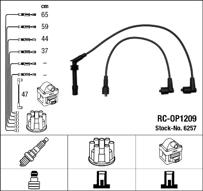 Ignition Cable Kit  Art. 6257