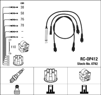 Ignition Cable Kit (From Poland to distributor)  Art. 0782