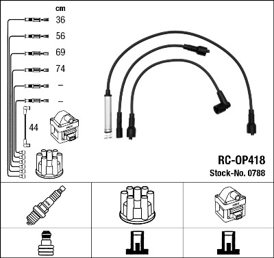 Ignition Cable Kit (From Poland to distributor)  Art. 0788