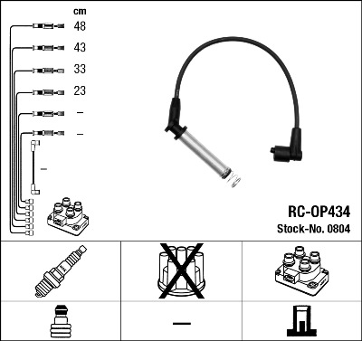 Ignition Cable Kit (From Poland to distributor)  Art. 0804