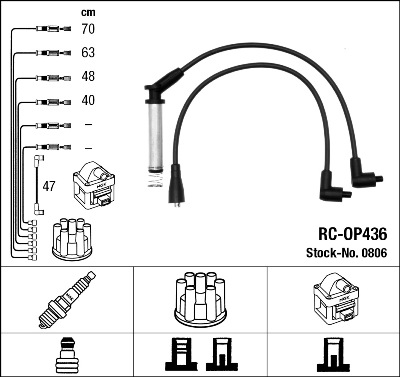 Ignition Cable Kit (From Poland to distributor)  Art. 0806