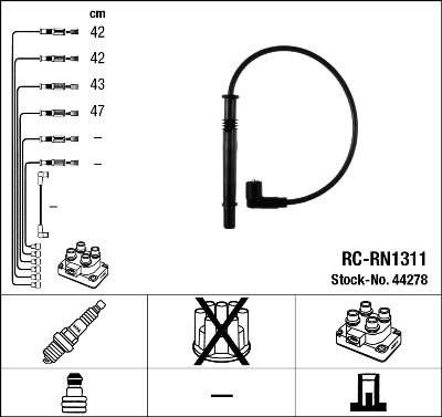 Ignition Cable Kit  Art. 44278