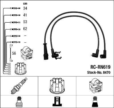 Ignition Cable Kit  Art. 8470