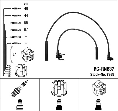 Ignition Cable Kit  Art. 7368