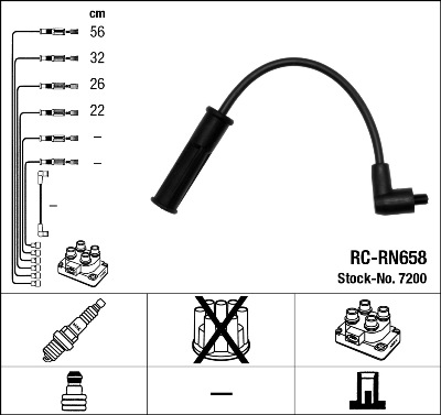 Ignition Cable Kit  Art. 7200