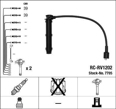 Ignition Cable Kit (From Poland to distributor)  Art. 7705