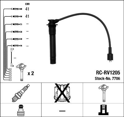 Ignition Cable Kit  Art. 7706