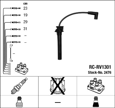 Ignition Cable Kit  Art. 2476