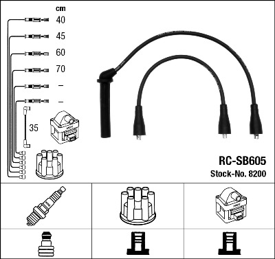 Ignition Cable Kit (From Poland to distributor)  Art. 8200