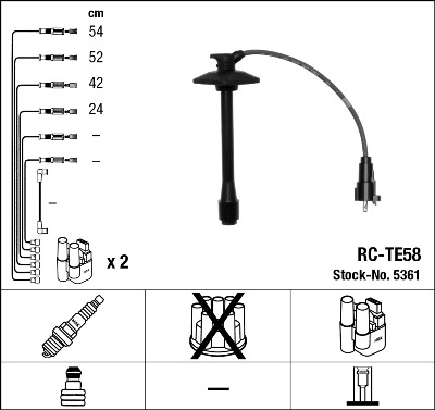 Ignition Cable Kit  Art. 5361