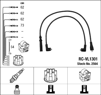 Ignition Cable Kit  Art. 2564