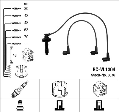 Ignition Cable Kit  Art. 6076