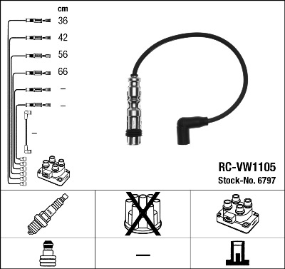 Ignition Cable Kit  Art. 6797