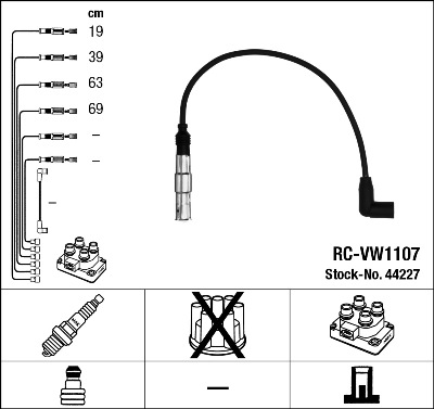 Ignition Cable Kit (From Poland to distributor)  Art. 44227