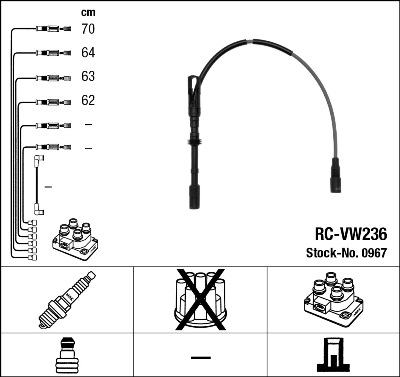 Ignition Cable Kit  Art. 0967