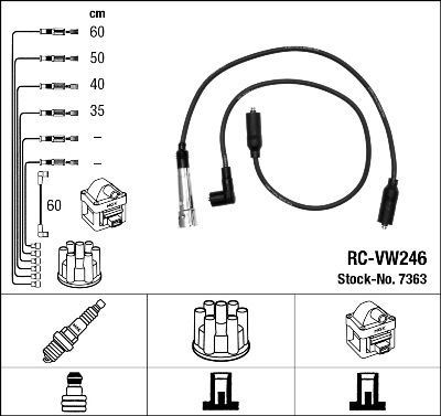 Ignition Cable Kit  Art. 7363