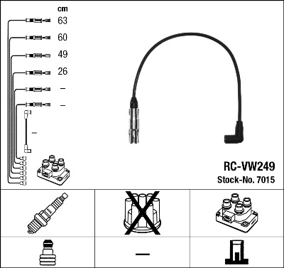 Ignition Cable Kit  Art. 7015