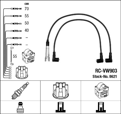 Ignition Cable Kit  Art. 8621