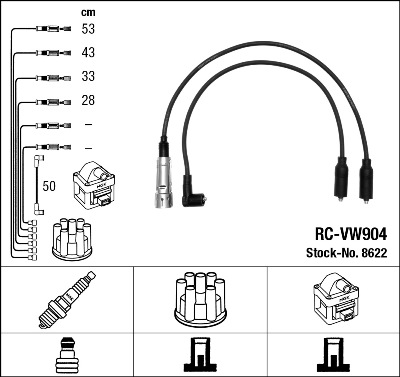 Ignition Cable Kit (From Poland to distributor)  Art. 8622