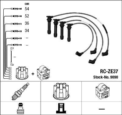 Ignition Cable Kit  Art. 9898