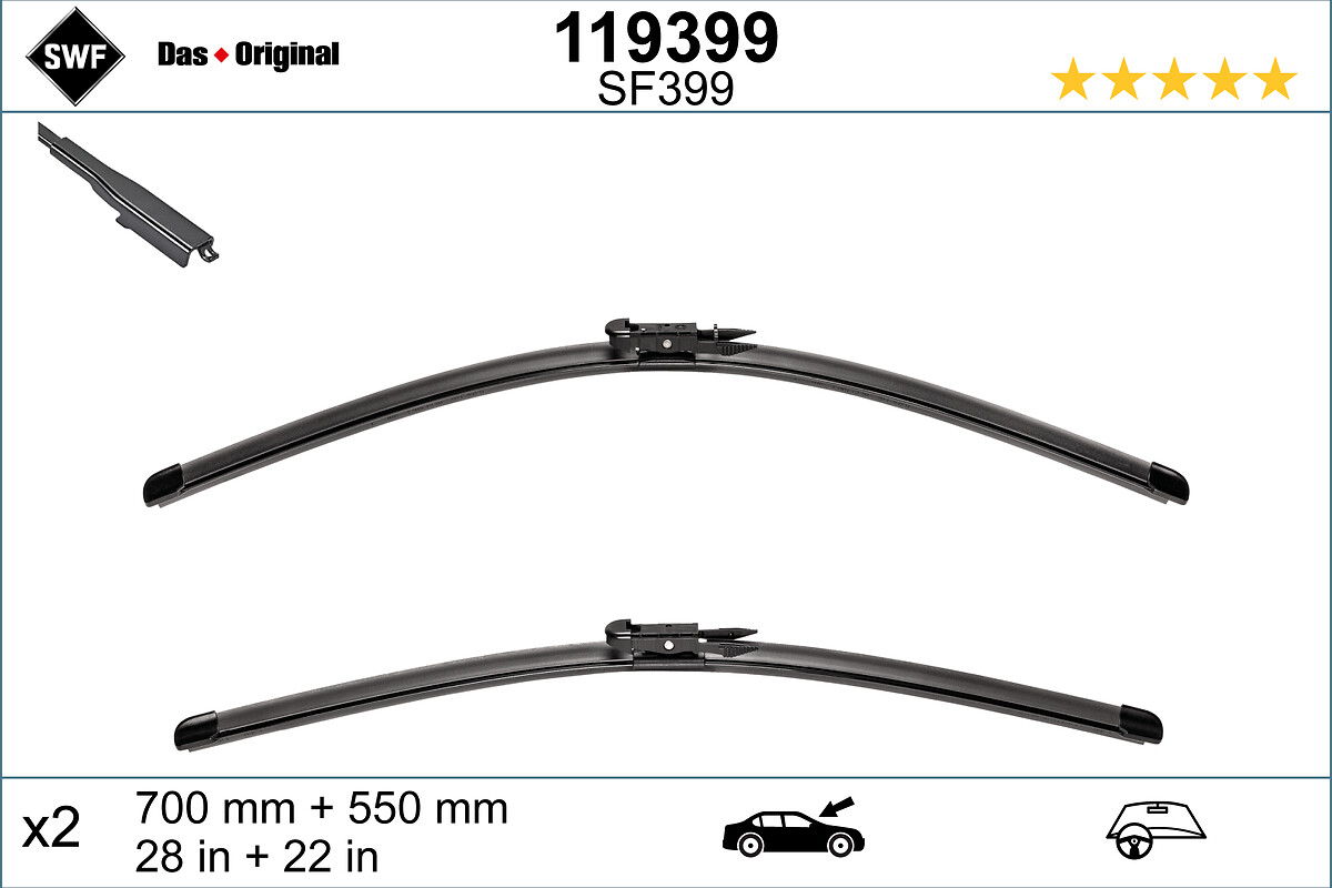 Wiper Blade (In front)  Art. 119399