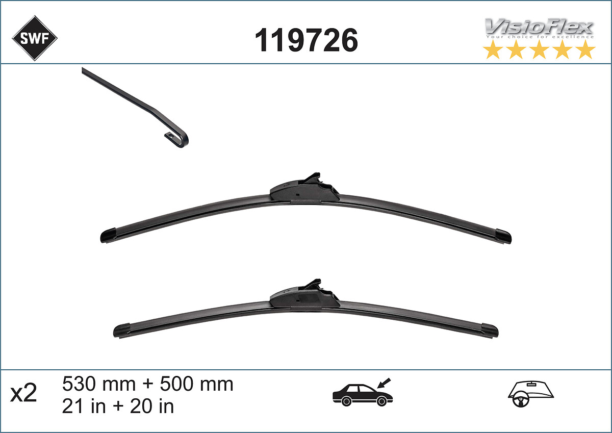 Wiper Blade (In front)  Art. 119726