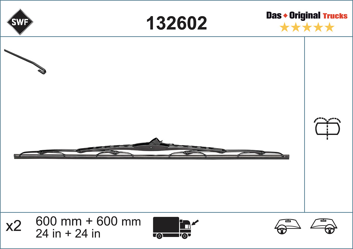 Wiper Blade (In front)  Art. 132602