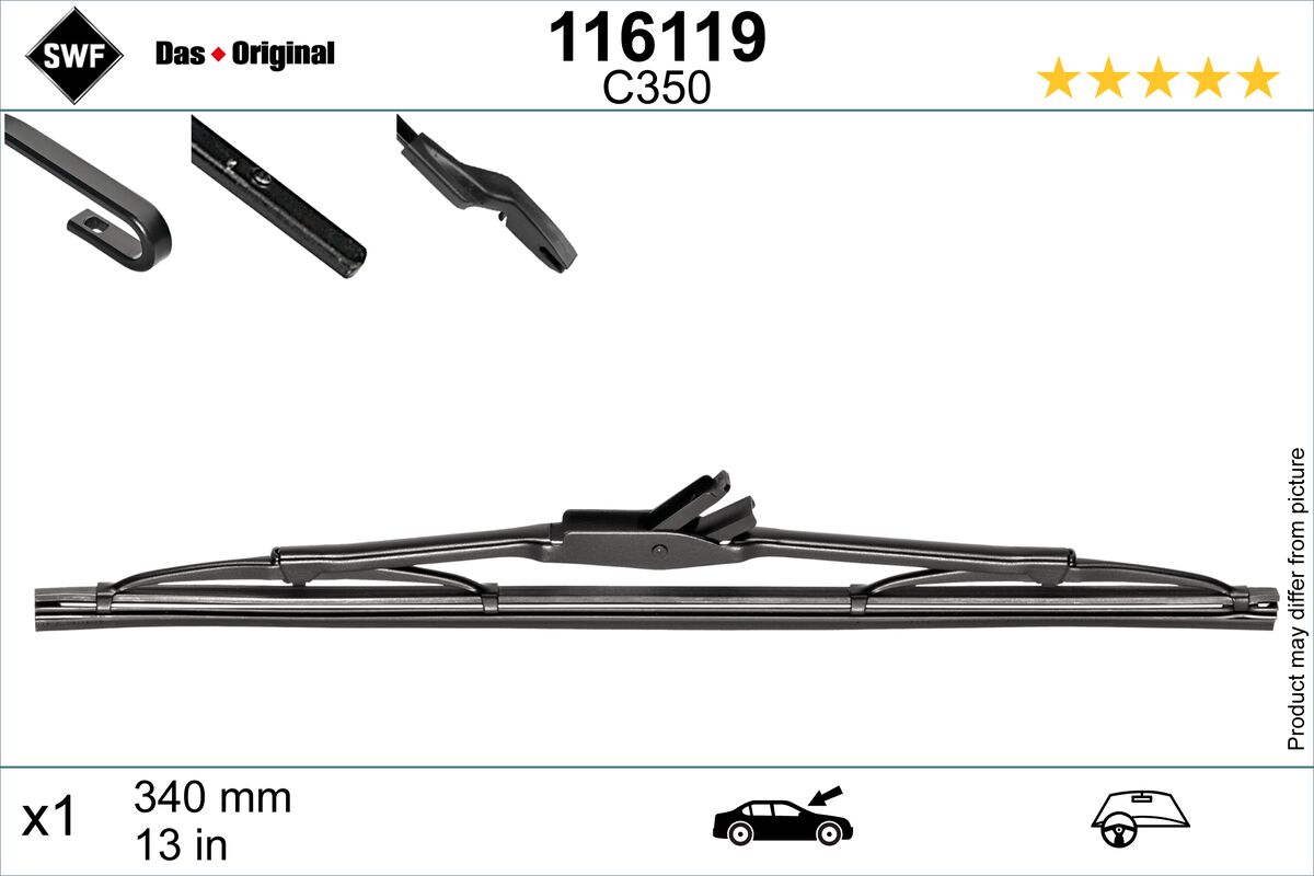 Wiper Blade (In front)  Art. 116119