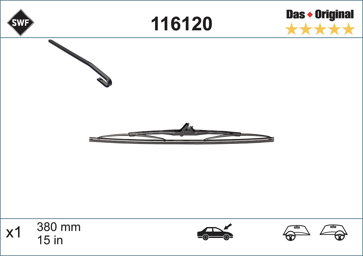 Wiper Blade (In front)  Art. 116120