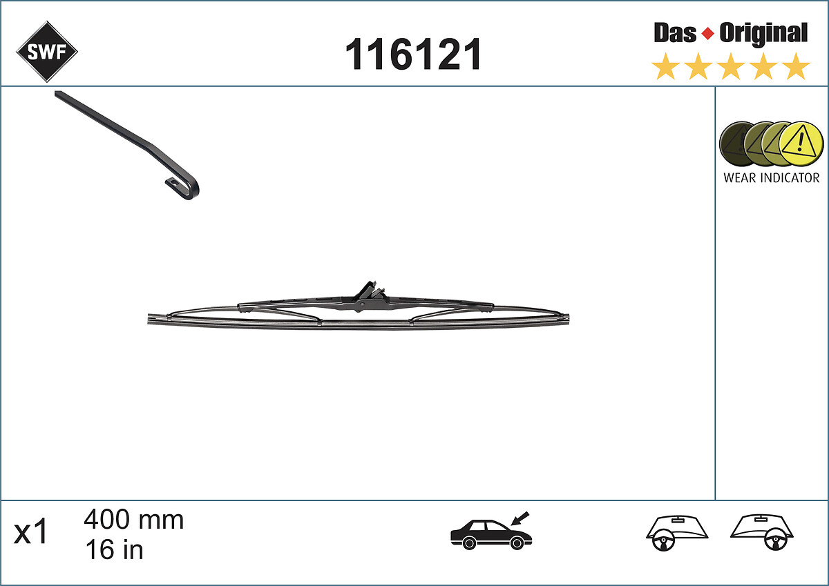 Wiper Blade (In front)  Art. 116121