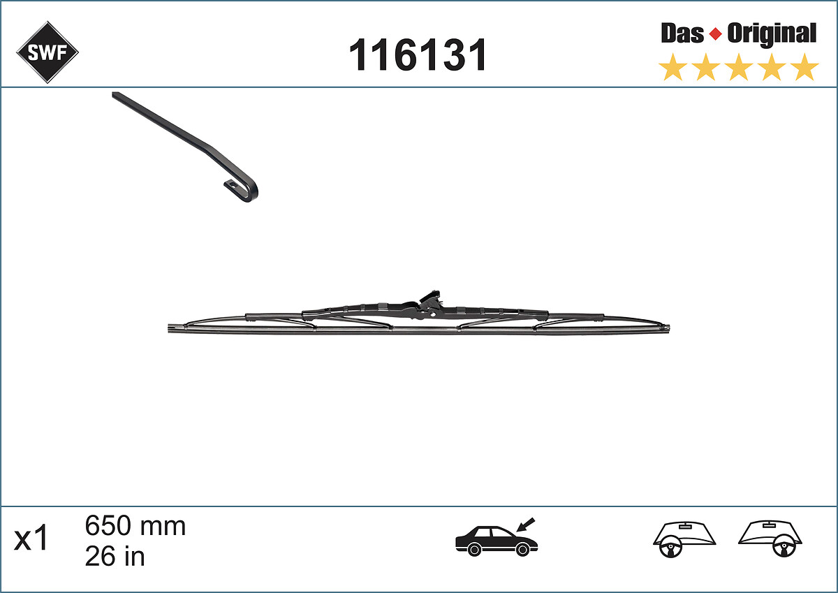 Wiper Blade (In front)  Art. 116131