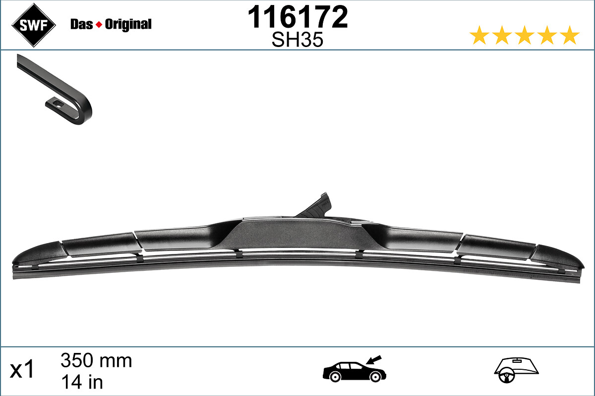 Wiper Blade (Front, left, Front, right)  Art. 116172