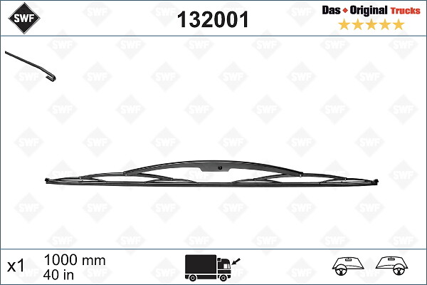 Wiper feather (In front)  Art. 132001