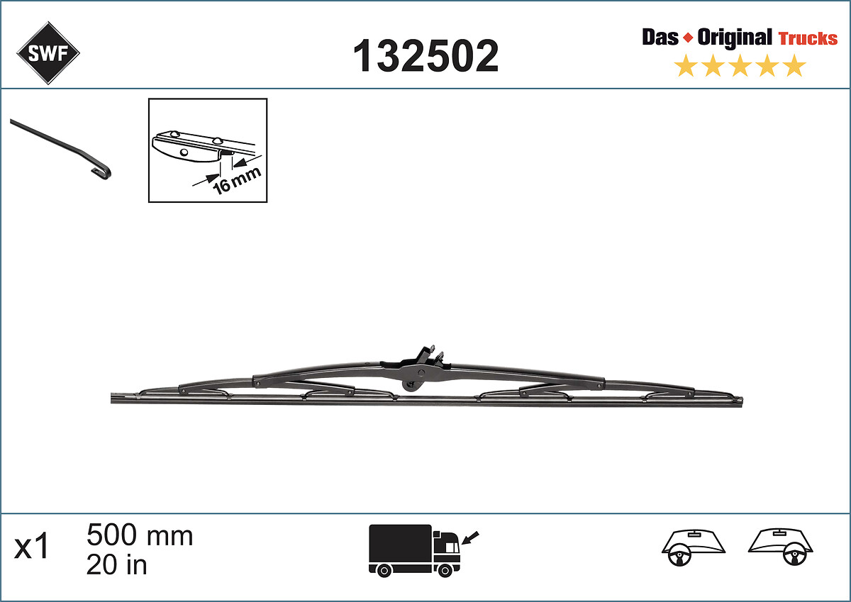 Wiper Blade (In front)  Art. 132502