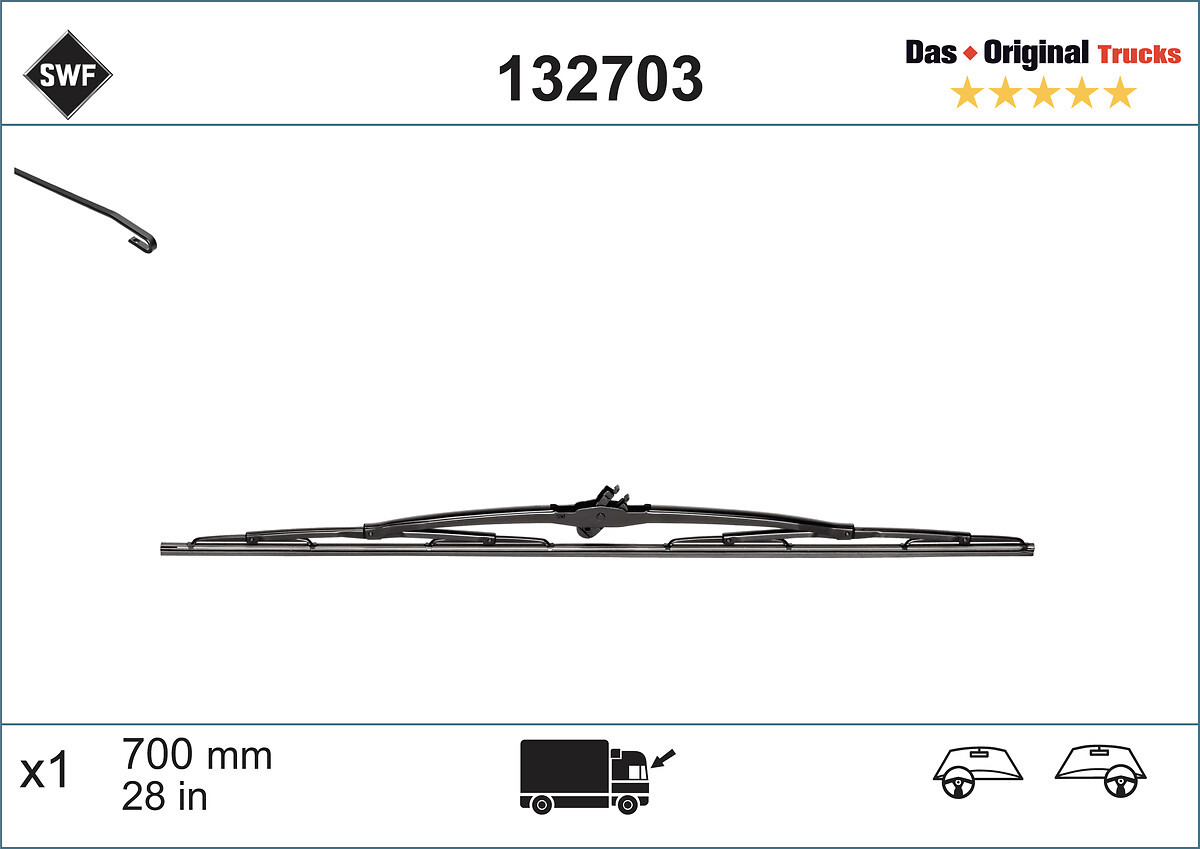 Wiper feather (In front)  Art. 132703