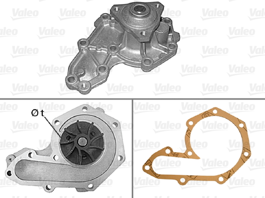 Water Pump, engine cooling  Art. 506019