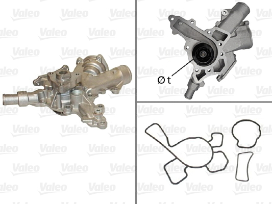 Water Pump, engine cooling  Art. 506601