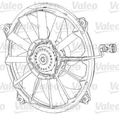 Fan, engine cooling  Art. 696091