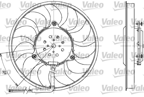 Fan, engine cooling  Art. 698611