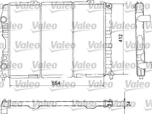 Radiator, engine cooling (Double cloth)  Art. 731283