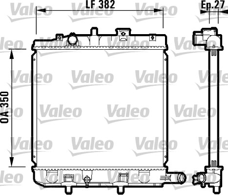 Radiator, engine cooling  Art. 732726