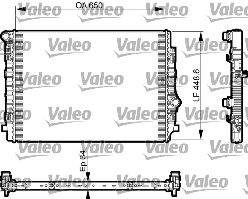 Radiator, engine cooling  Art. 735549