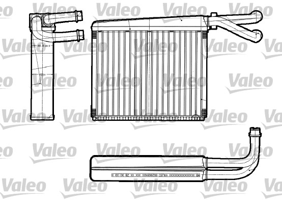 Heat Exchanger, interior heating  Art. 812251