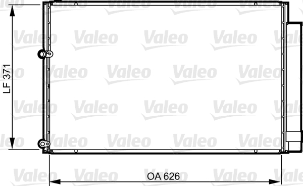 Condenser, air conditioning  Art. 814158