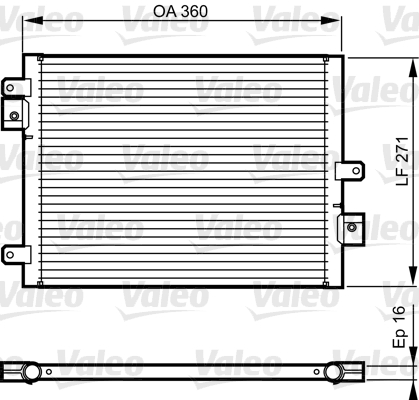 Condenser, air conditioning  Art. 814167